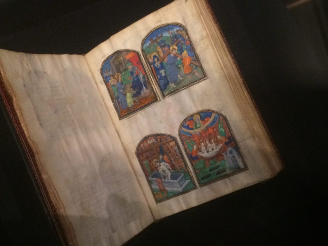 Walters Ms. W.494, Lace Book of Marie de' Medici. 17th-century prayerbook, Including nine miniatures cut and pasted in from a 15th century manuscript.